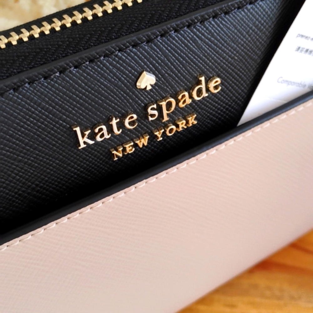 Kate Spade 💥 NWT 💥 Staci Colorblock Large Continental Wallet. Elegant A+ - Picture 7 of 17